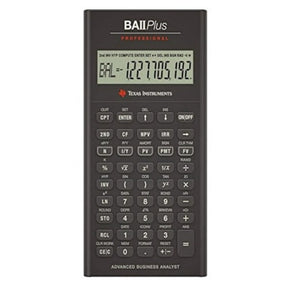 Texas Calculator Texas Instruments BA ii Plus Professional Financial Calculator (7364351918169)