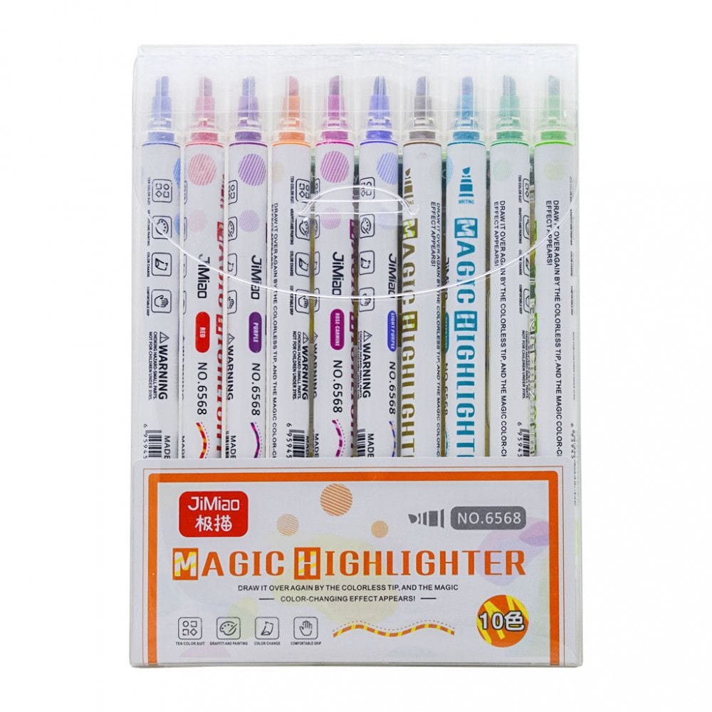 The Art Journey Tech & Office The Art Journey 10-Color Magic Highlighter ART022