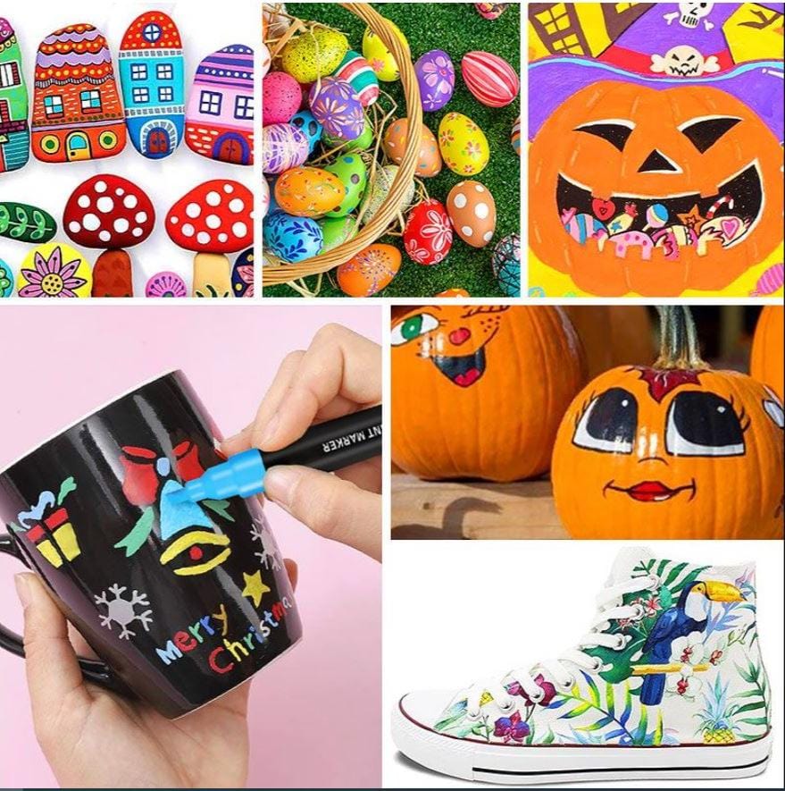 The Art Journey Tech & Office The Art Journey 12 Piece Dual Tip Marker Nib ART004 (7802269204569)