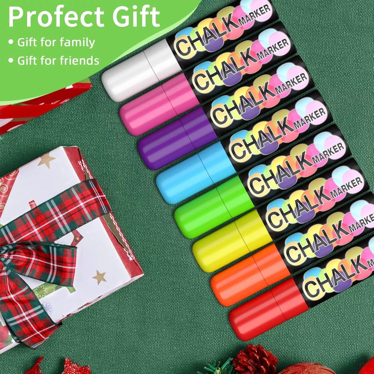 The Art Journey Tech & Office The Art Journey 8 -Neon Color Chalk Markers 15mm Nib Reversible Tip ART020 (7802274512985)