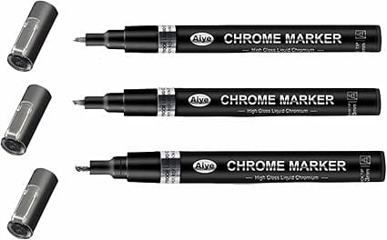 The Art Journey Tech & Office The Art Journey Aiye Metallic Chrome Permanent Marker  ART014 (7802279854169)