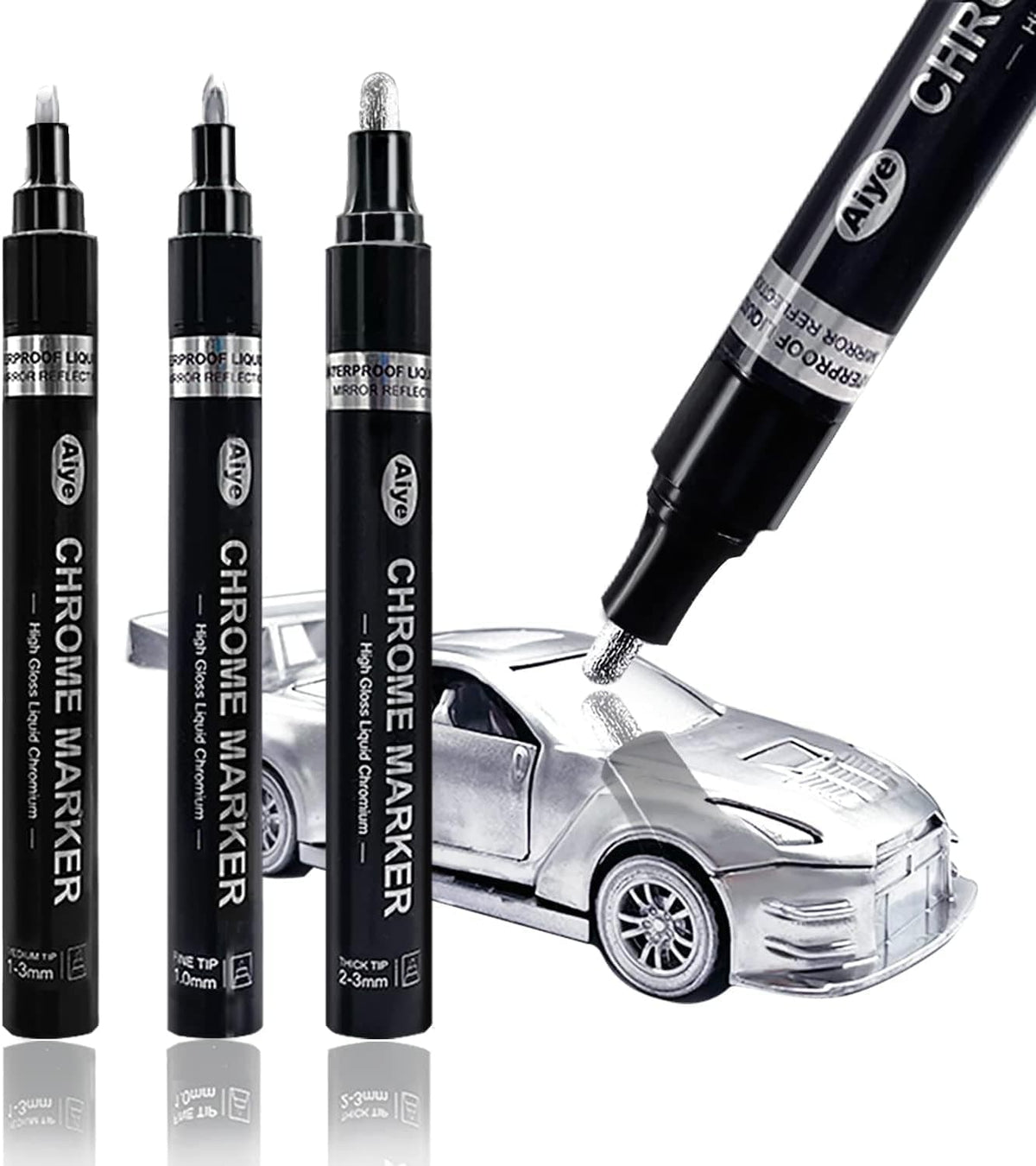 The Art Journey Tech & Office The Art Journey Aiye Metallic Chrome Permanent Marker  ART014 (7802279854169)