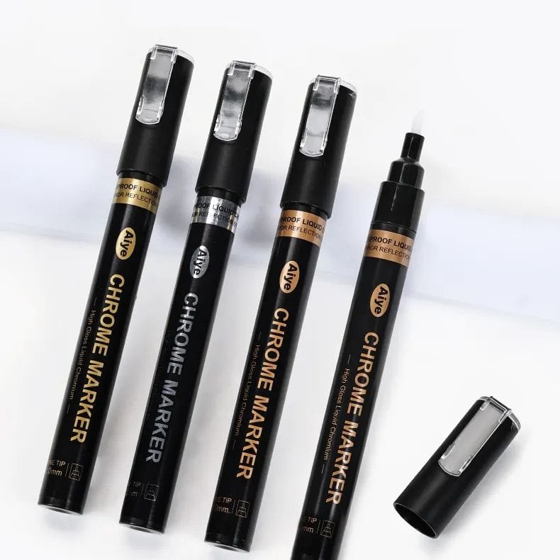 The Art Journey Tech & Office The Art Journey Aiye Metallic Chrome Permanent Marker  ART014 (7802279854169)