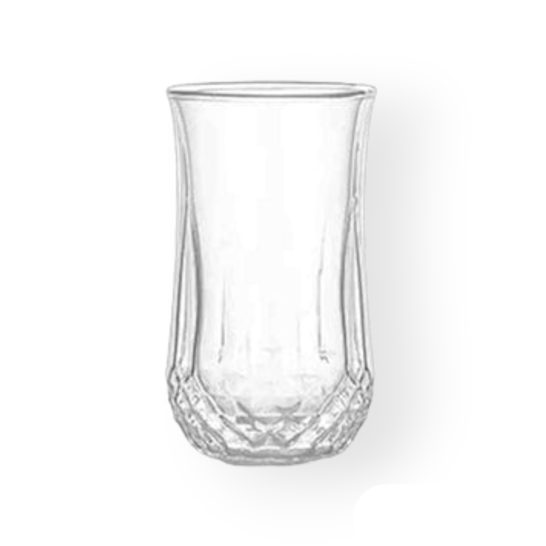 The Barista MUG The Barista 2 Piece 250ML Double Wall Mug With Diamond Base Clear