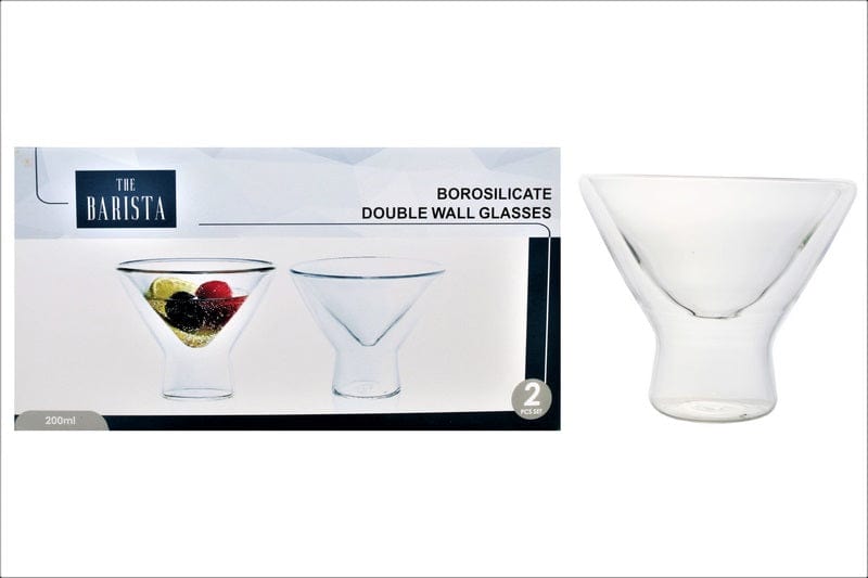 The Barista MUG The Barista Double Wall 200ml Ice Cream Bowl Clear 10198 (7287073603673)