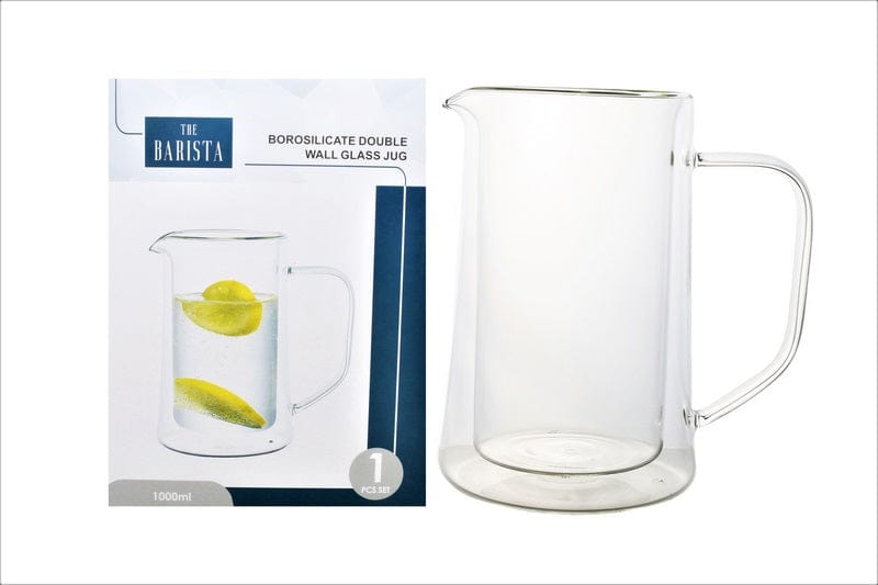 The Barista MUG The Barista Double Wall Glass Jug 1L (7287071866969)