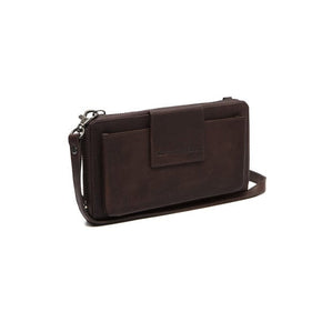 The Chesterfield Ladies Handbags The Chesterfield Leather Phone Pouch Brown Taipei (7486431166553)