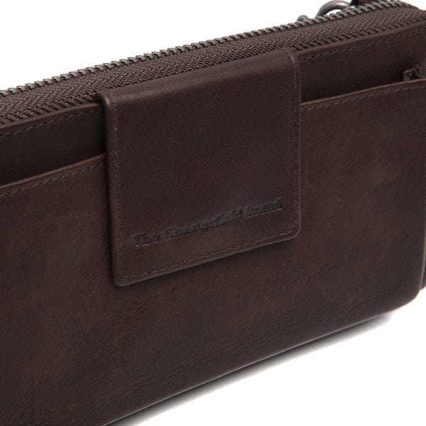 The Chesterfield Ladies Handbags The Chesterfield Leather Phone Pouch Brown Taipei (7486431166553)