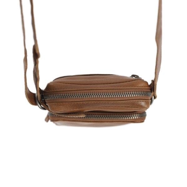 The Chesterfield Ladies Handbags The Chesterfield Leather Phone Pouch Cognac Hamilton (7486410883161)