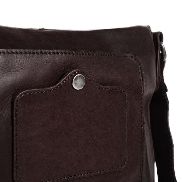 The Chesterfield Ladies Handbags The Chesterfield Leather Shoulder Bag Brown Bodin (7486378147929)