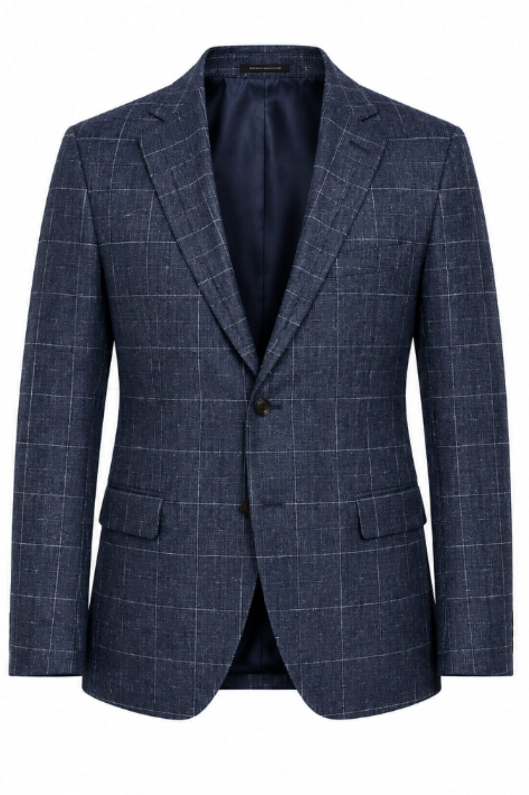 The Marcomen 3 piece suits Marcomen Men’s Navy Checked 3-Piece Suit