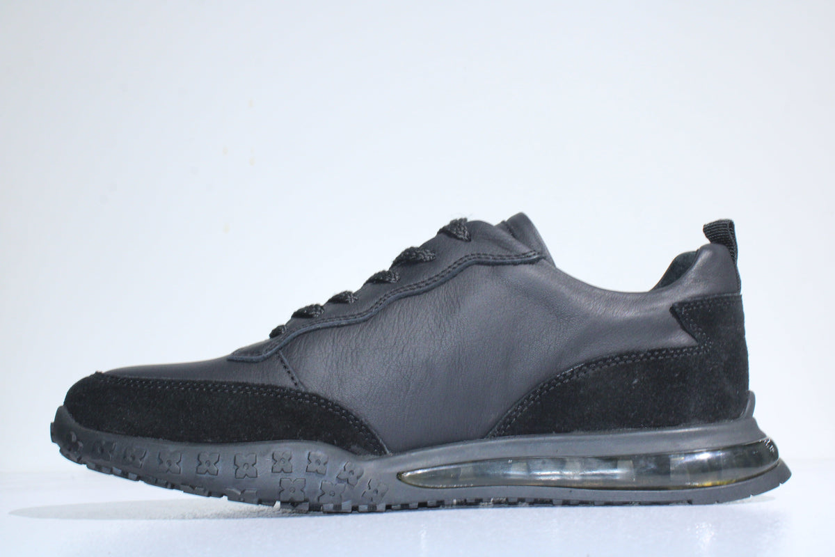 The Marcomen Casual Shoes The Marcomen Casual Leather Shoes black (7492178870361)