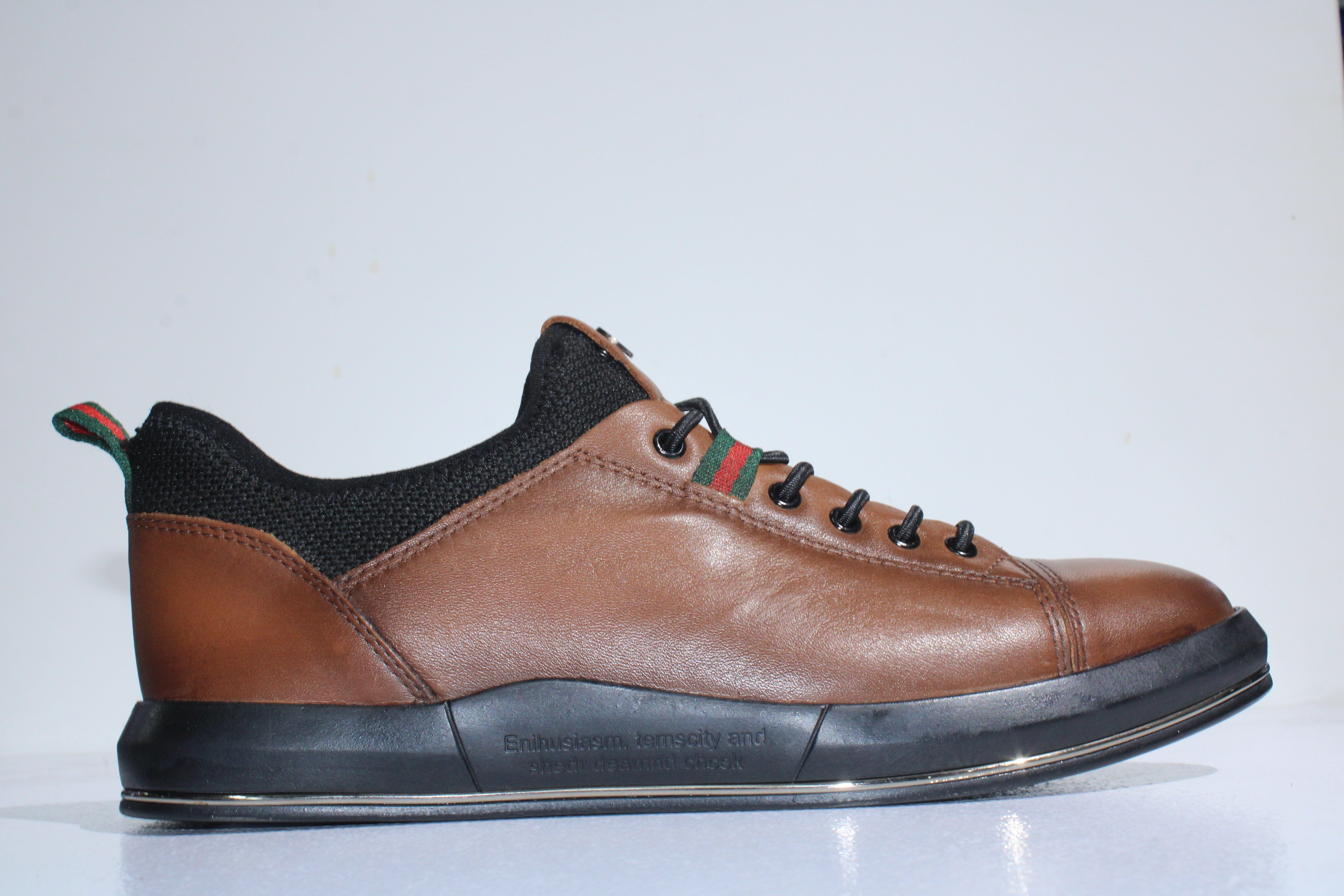 The Marcomen Casual Shoes The Marcomen Casual Leather Shoes Brown (7492173693017)
