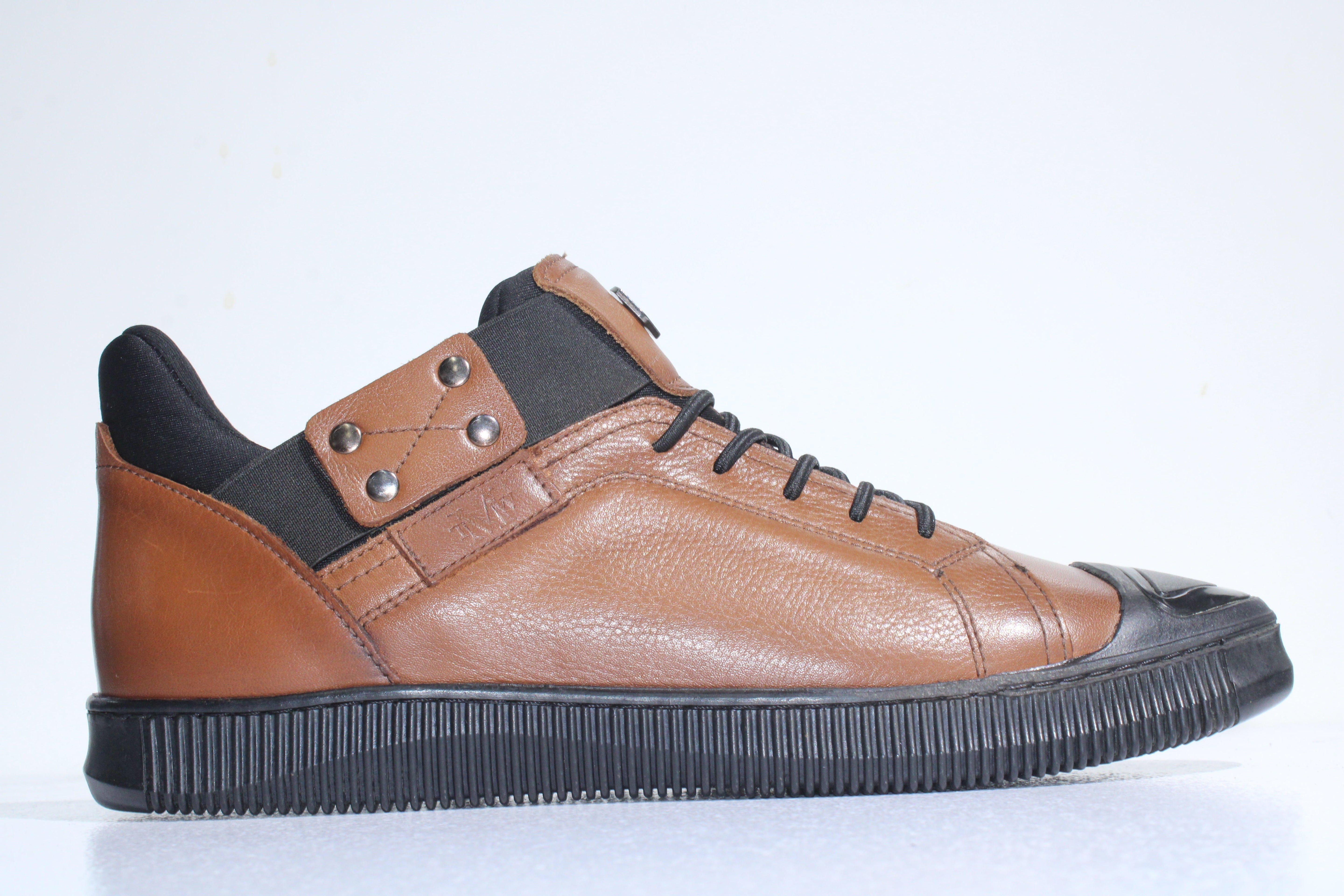 The Marcomen Casual Shoes The Marcomen Casual Leather Shoes Brown (7492191158361)