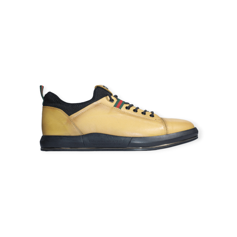 The Marcomen Casual Shoes The Marcomen Casual Leather Shoes Mustard