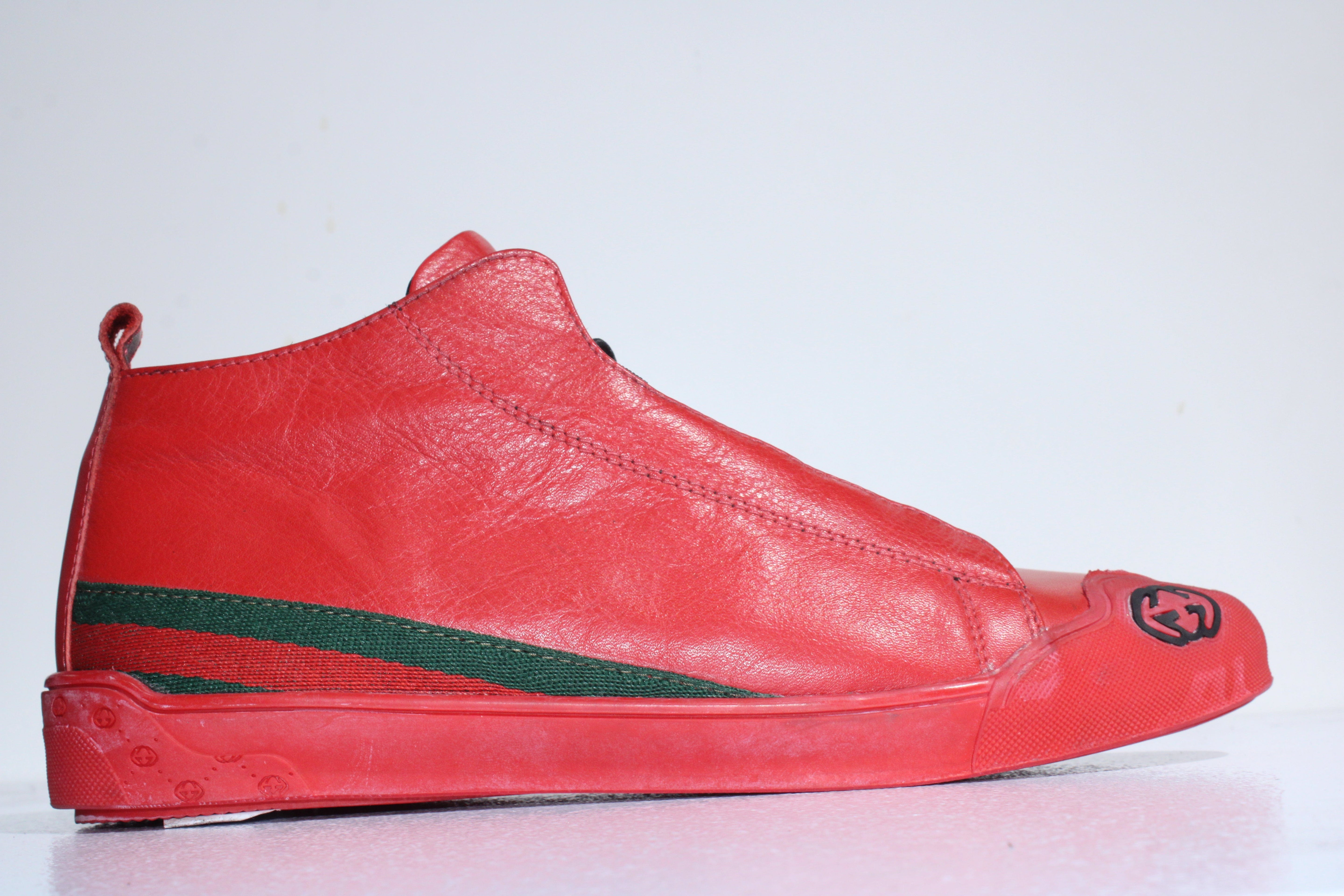 The Marcomen Casual Shoes The Marcomen casual Leather Shoes Red (7492183916633)
