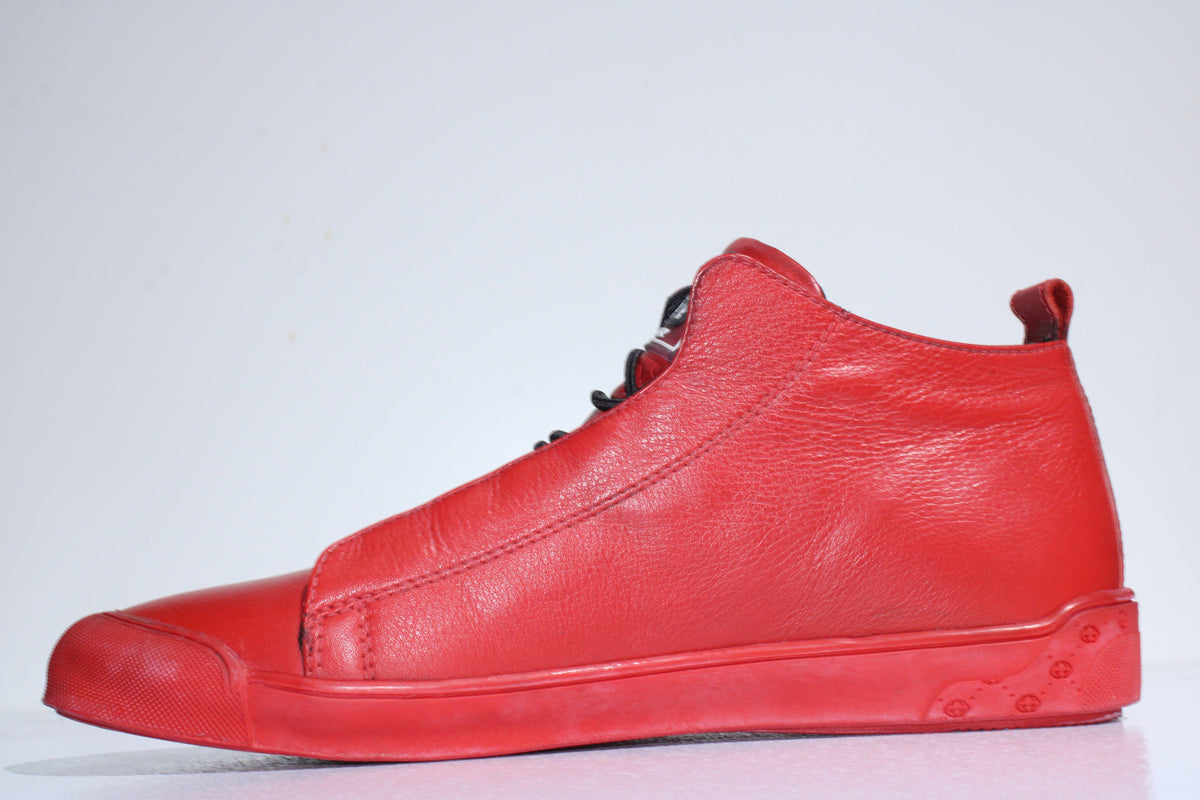 The Marcomen Casual Shoes The Marcomen casual Leather Shoes Red (7492183916633)