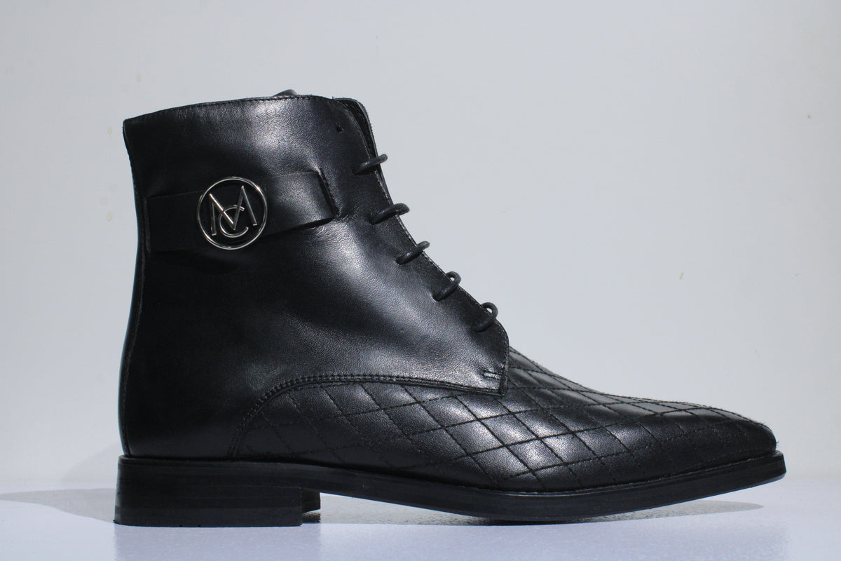 The Marcomen Formal Shoes The Marcomen Formal Boot Black (7493311889497)