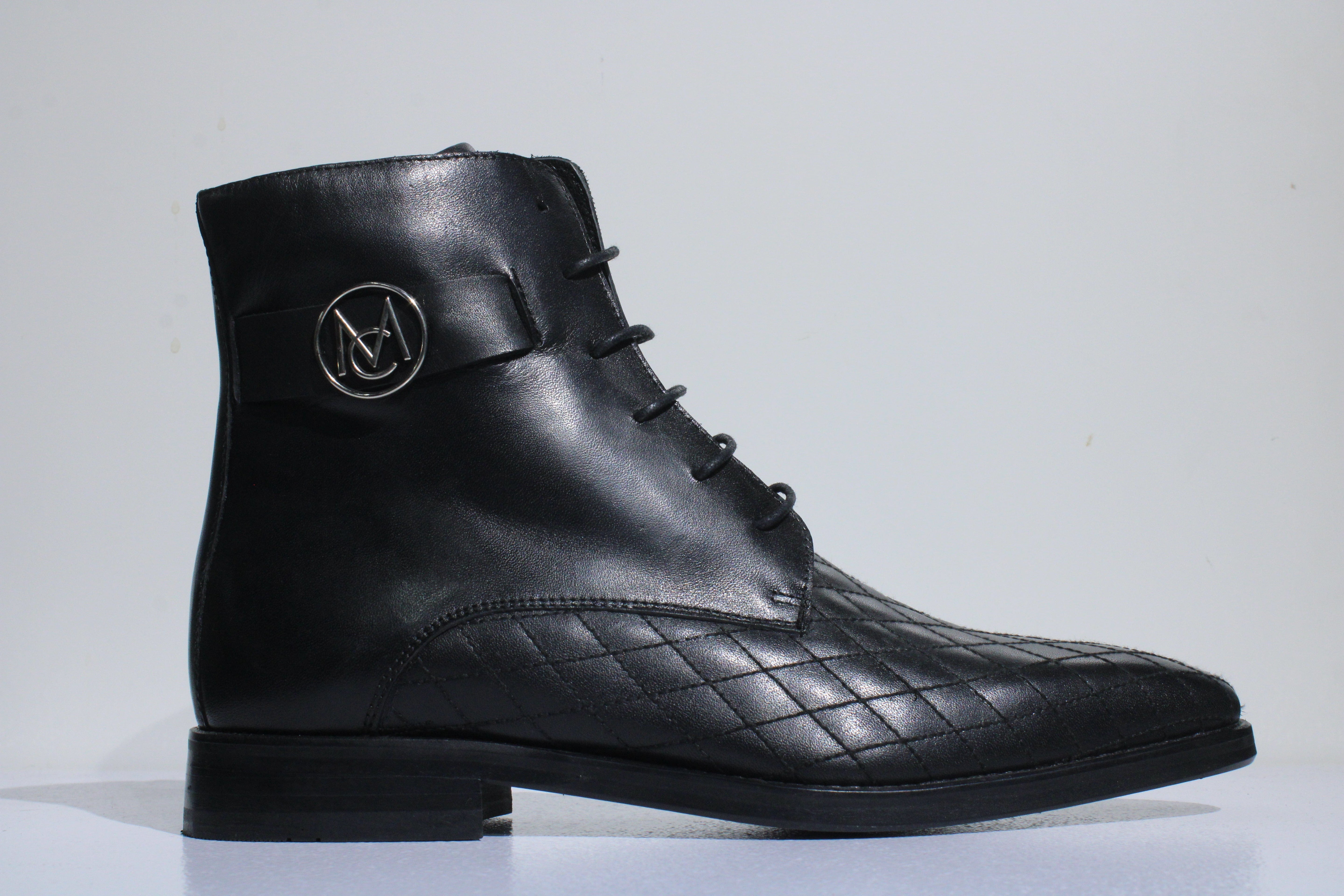 The Marcomen Formal Shoes The Marcomen Formal Boot Black (7493311889497)