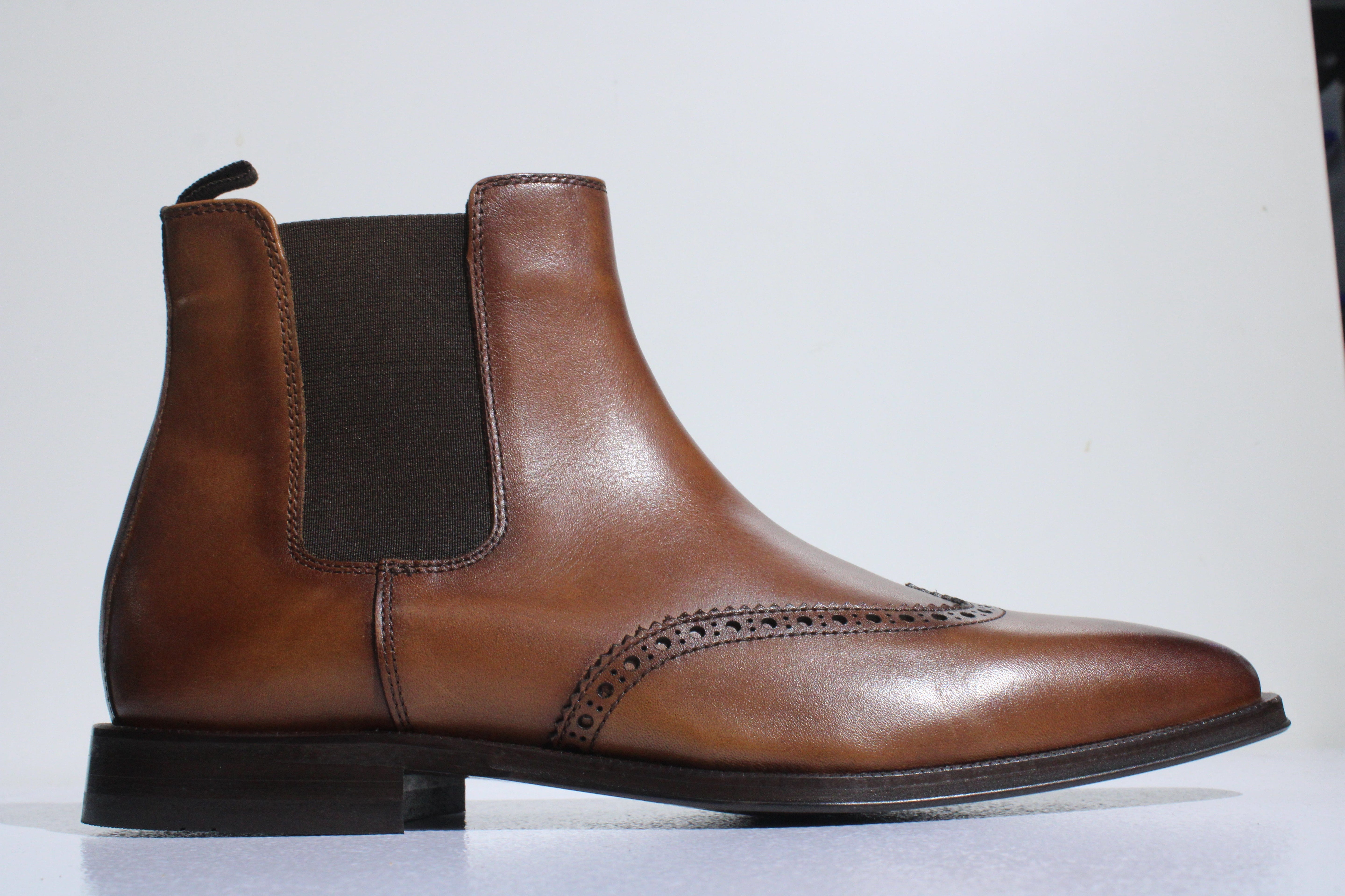 The Marcomen Formal Shoes The Marcomen Formal Boot Brown (7493317427289)