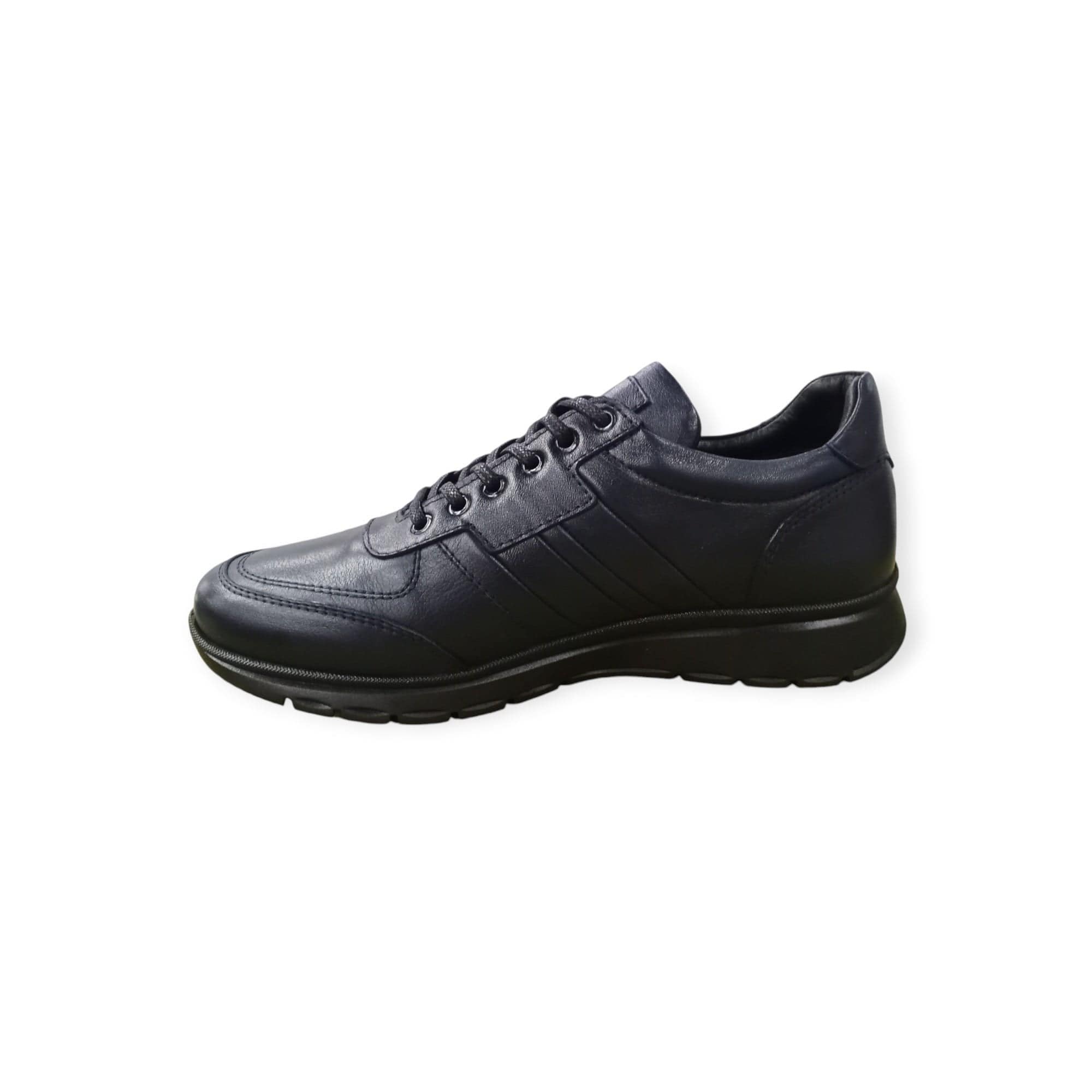 The Marcomen Sneaker The Marcomen Men's Leather Sneaker Navy (7803658928217)