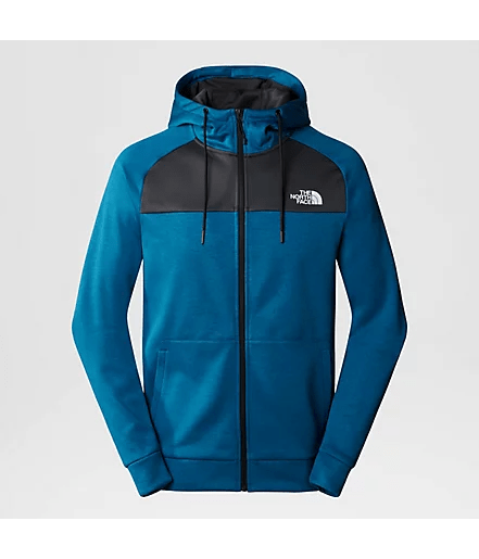 The North face Sweater The North Face Men's Reaxion Fleece Full Zip Hoodie Blue (7524756062297)