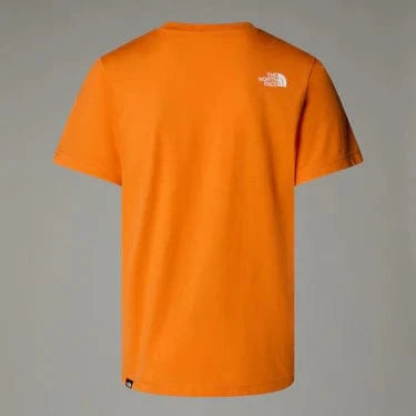 The North face T Shirt The North Face Men's Easy Tee Orange/White