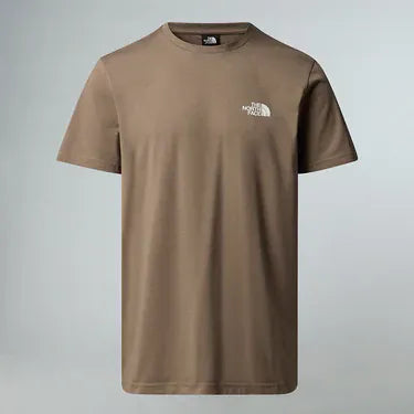 The North face T Shirt The North Face Men's Simple Dome T Shirt Mocha Brown