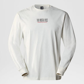 The North face T Shirt The North Face Men's TNF Est 1966 Long Sleeve T Shirt White Dune (7525973885017)