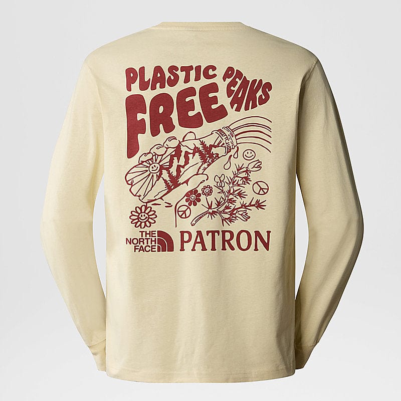 The North face T Shirt The North Face Nature Long Sleeeve Tee Gravel (7525953437785)