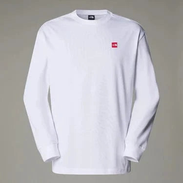 The North face T Shirt Xs The North Face Men's Axy's Oversized Long Sleeve Tee White