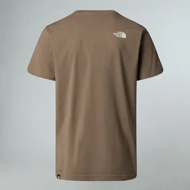 The North face T Shirt Xs The North Face Men's Simple Dome T Shirt Mocha Brown