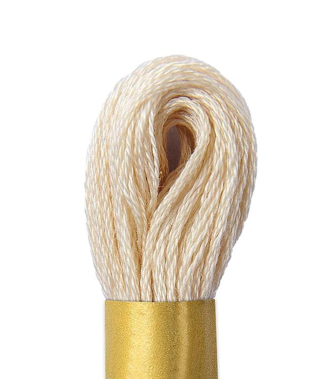 THREADS HABBY Cream C888 Circula Embroidery Skein Thread (7772342222937)