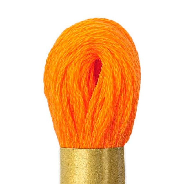 THREADS HABBY Orange C123 Circula Embroidery Skein Thread (7772342222937)