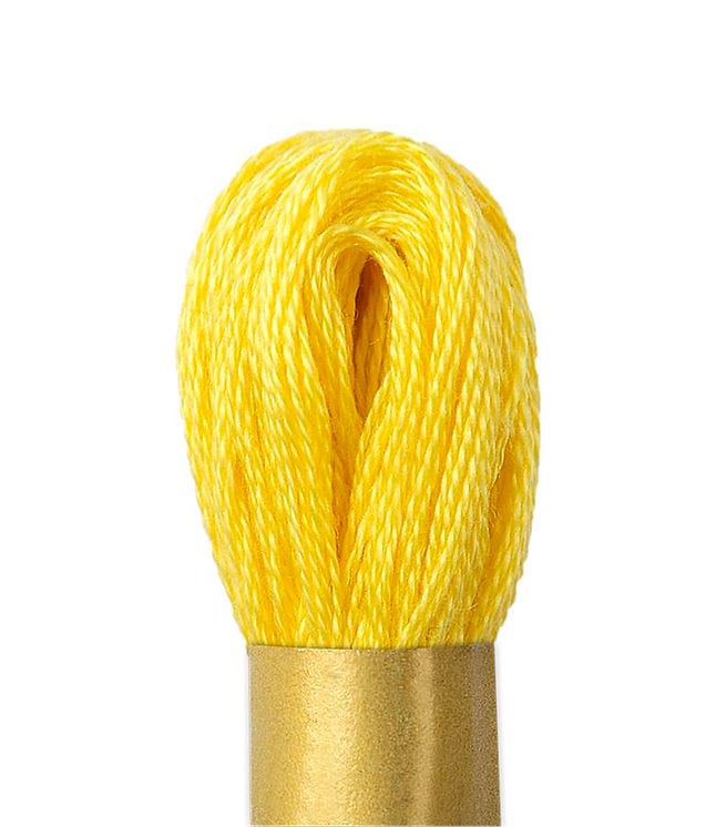 THREADS HABBY Yellow C146 Circula Embroidery Skein Thread (7772342222937)