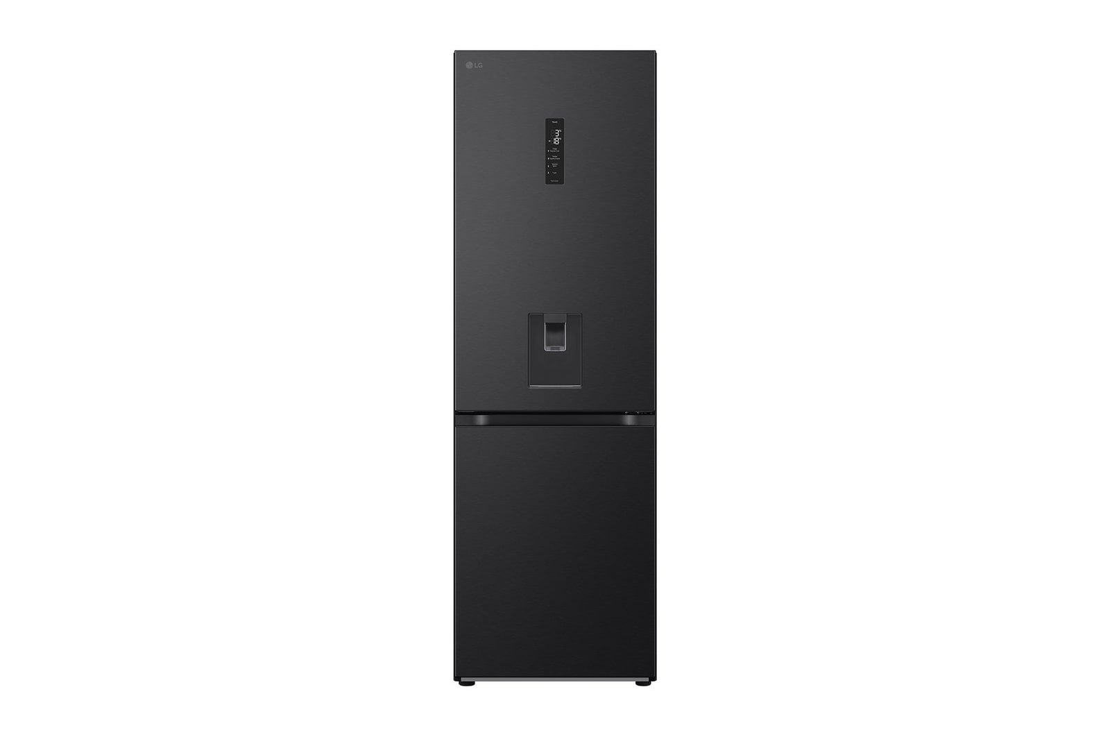 LG 343L Essence Matte Black Combi Fridge GC-F459FSUW