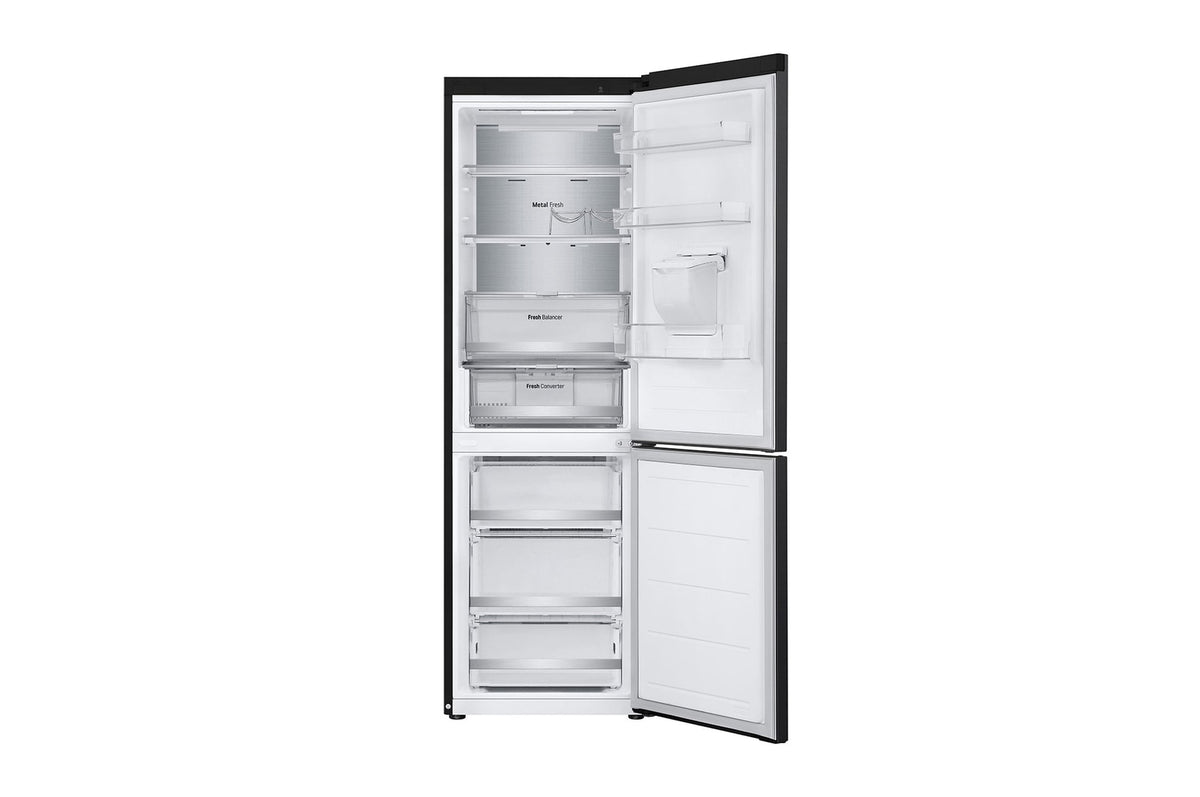 LG 343L Essence Matte Black Combi Fridge GC-F459FSUW