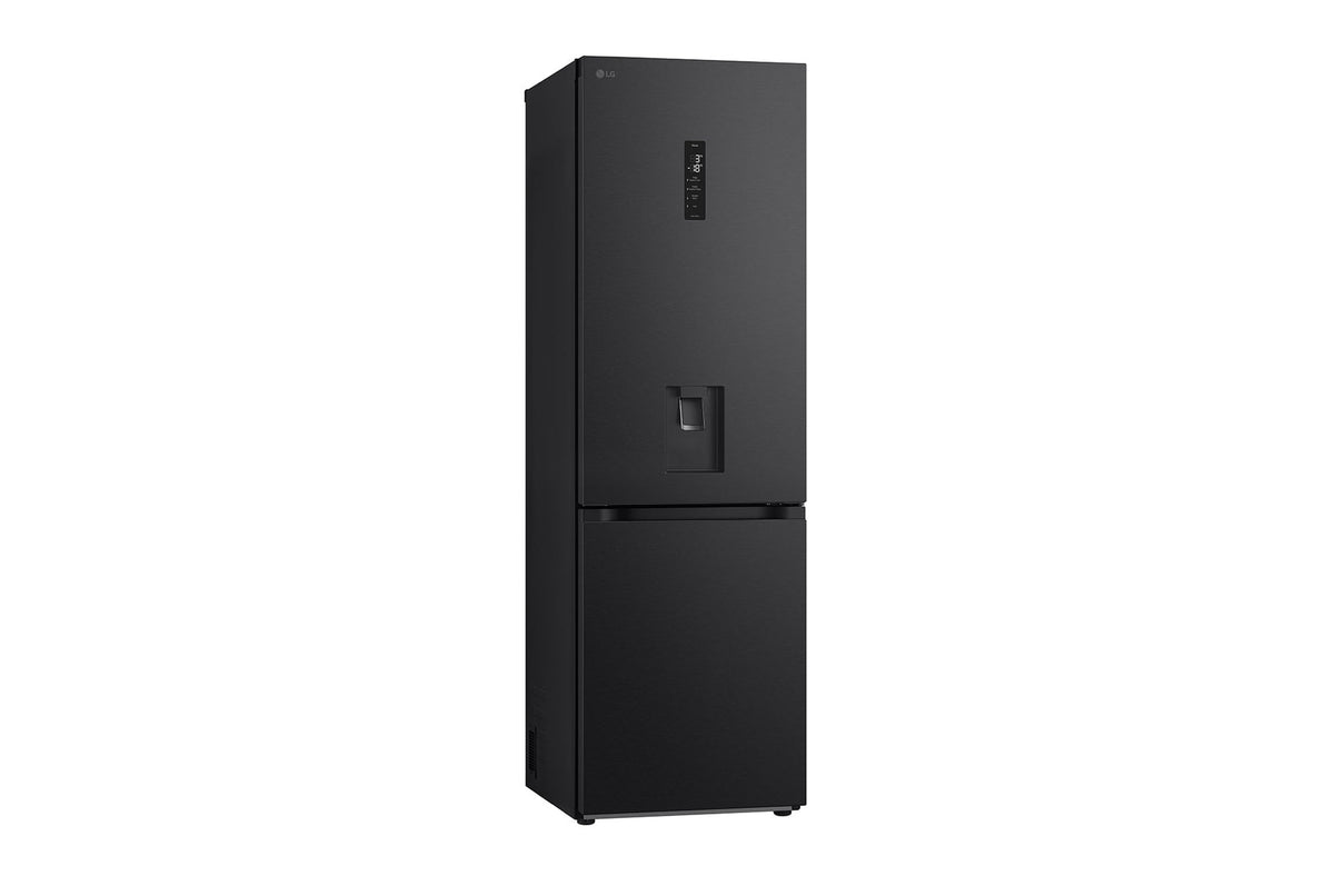 LG 343L Essence Matte Black Combi Fridge GC-F459FSUW