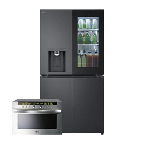 LG 733L Essence Black Steel French Door Fridge GC-X31FFCRL