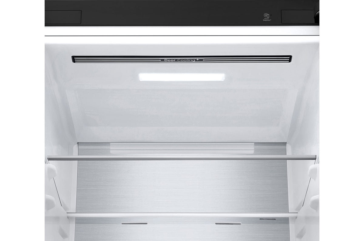 LG 343L Essence Matte Black Combi Fridge GC-F459FSUW