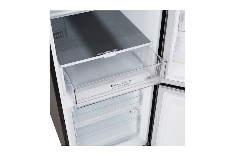 LG 331L Bottom Freezer in Black Finish GN-F389FQDM.