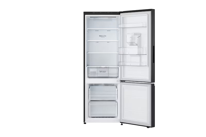 LG 331L Bottom Freezer in Black Finish GN-F389FQDM.