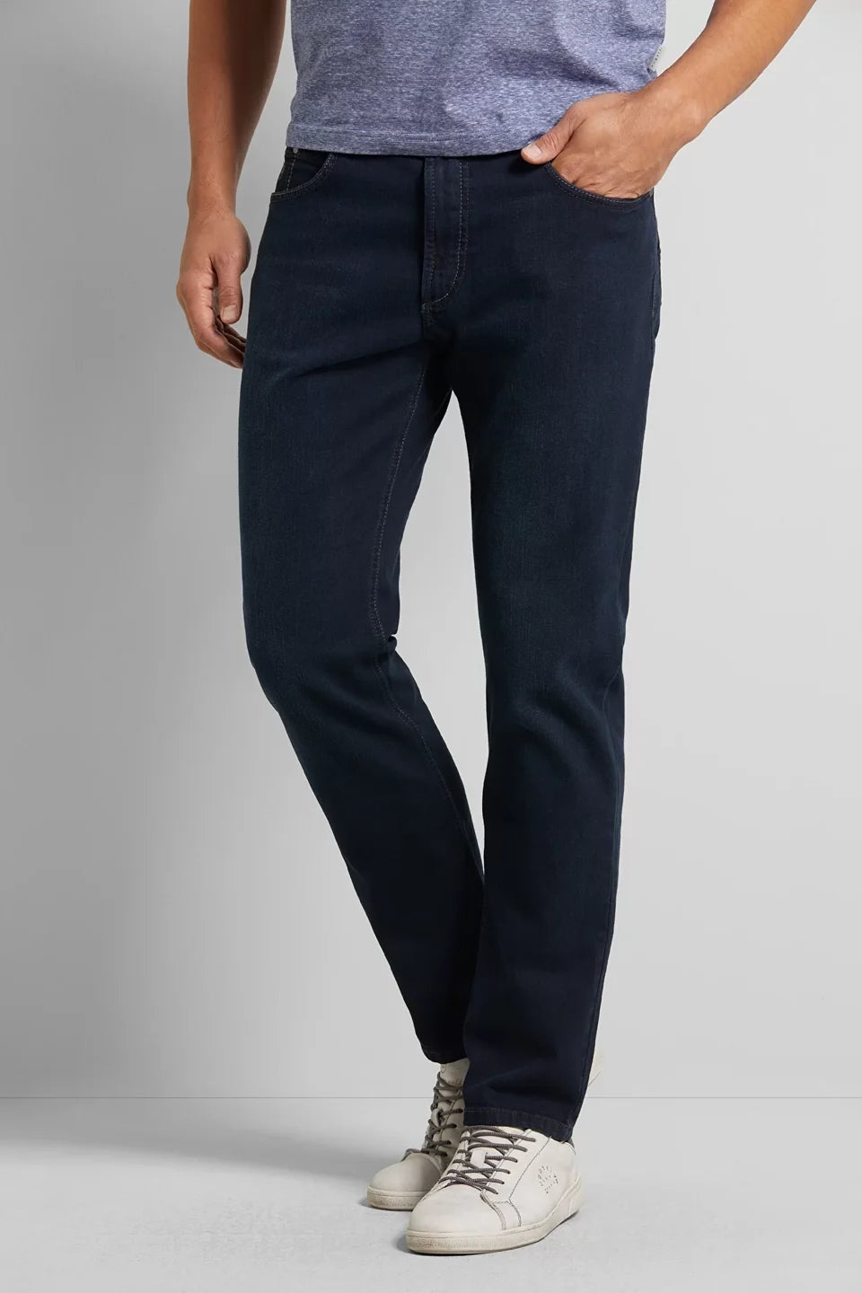 Bugatti Men's Regular TRS Denim Jean-Blue/Black 16640/293 3280D