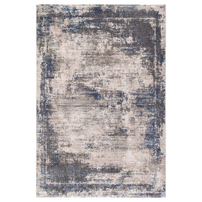 Elissa Rugs Light Grey -C Blue ELS1002