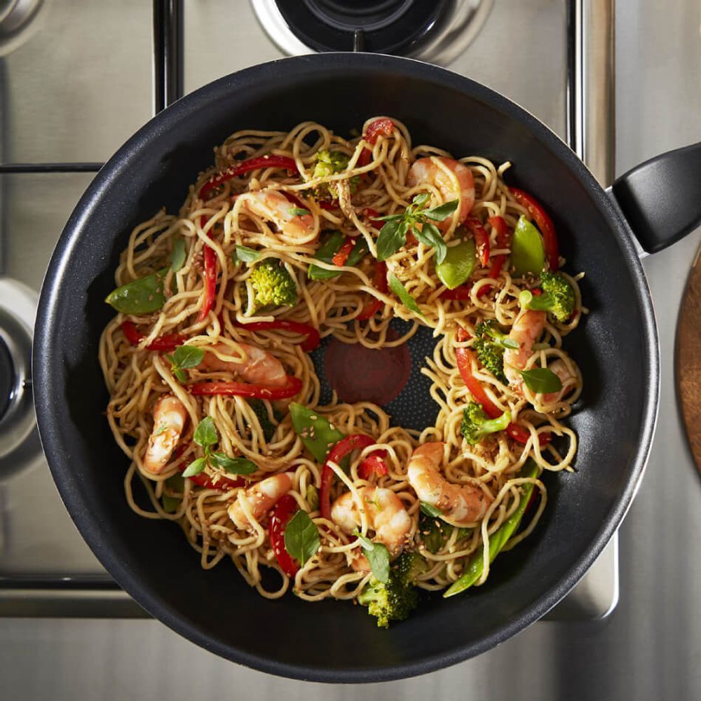 Tefal XL Intense 28cm Wok Pan Black C3841953.