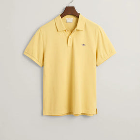 Gant Short Sleeve Pique Golfer Yellow (8021141225561)