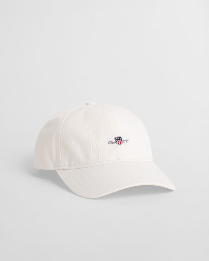Gant Shield Cotton Twill Cap White