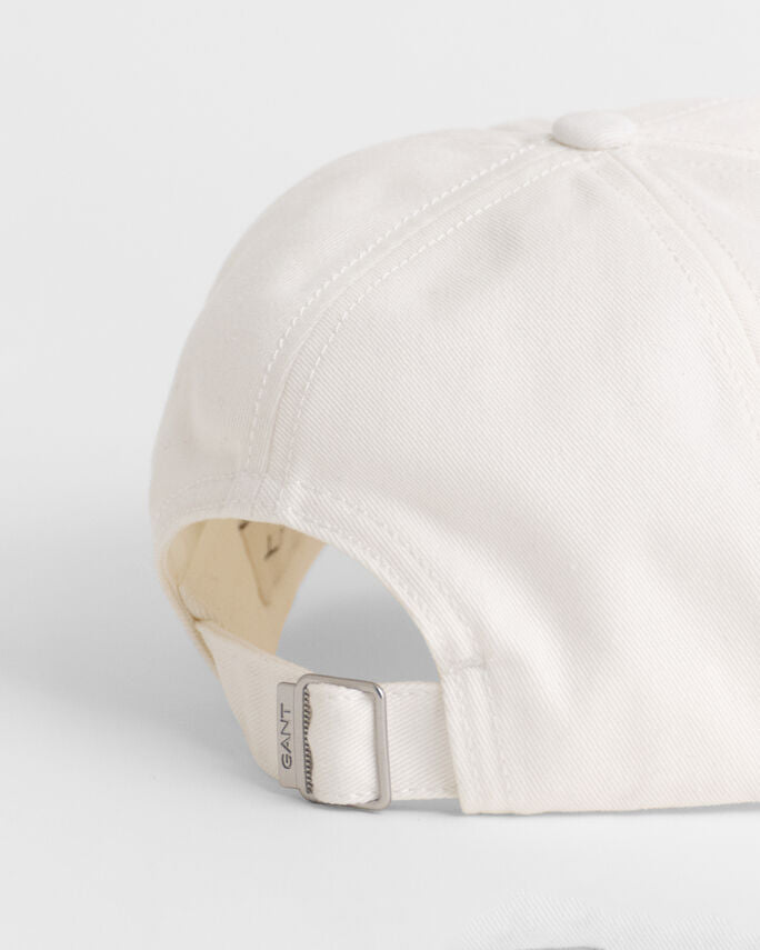 Gant Shield Cotton Twill Cap White
