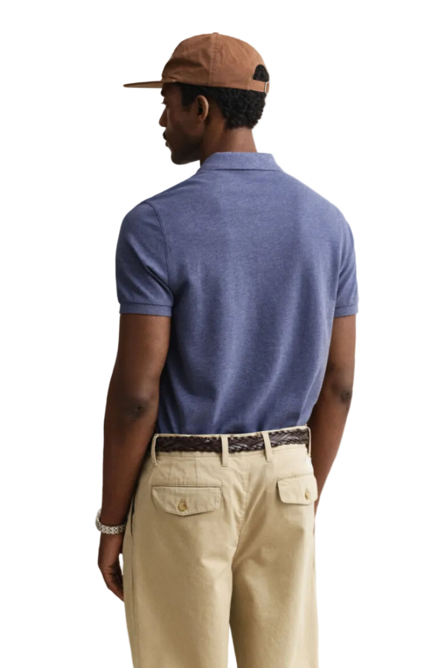 Gant Dark Blue Pique T-Shirt  Regular Fit