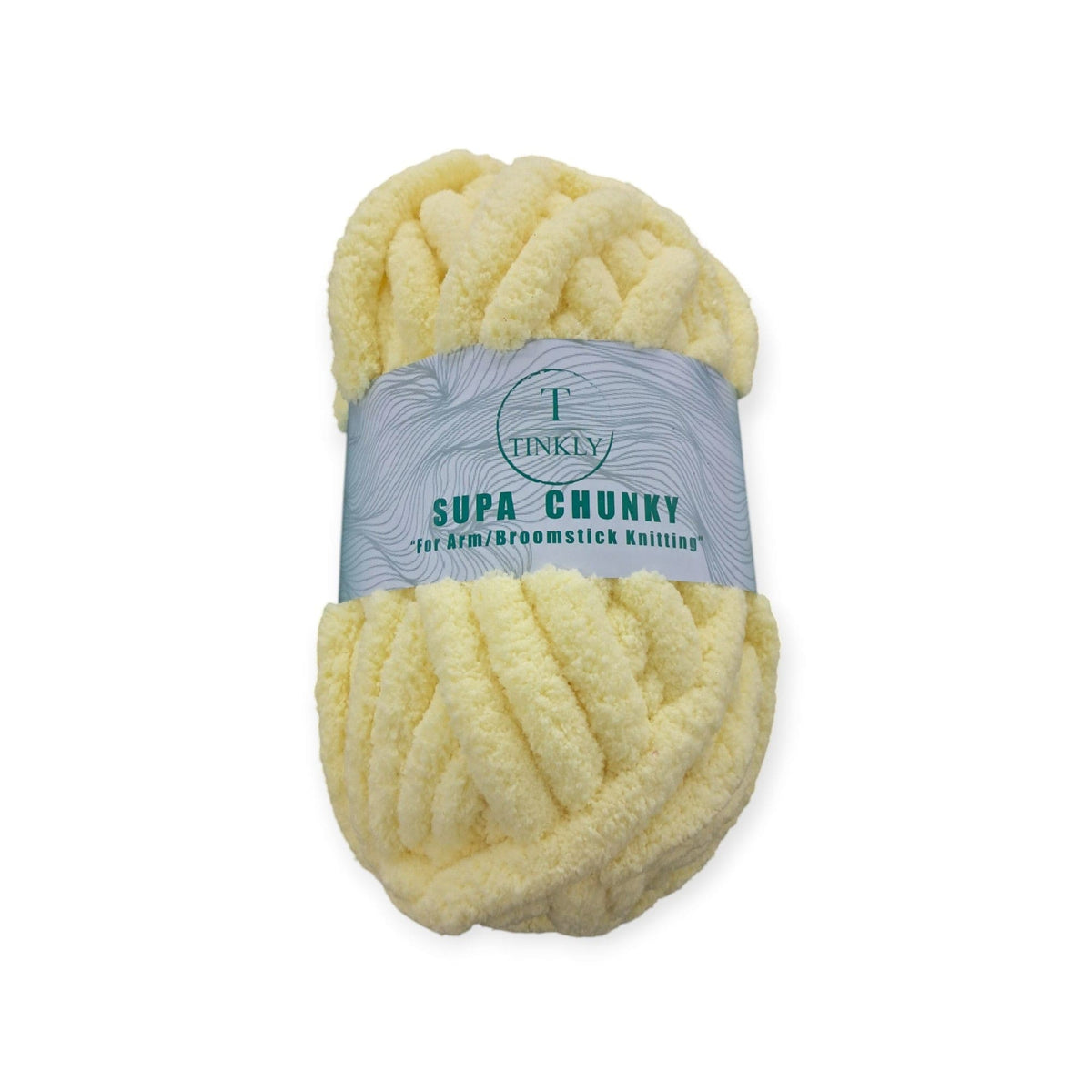 TINKLY Dress Fabrics Tin104-114-Lime Tinkly Supa Chunky Yarn 250G (7283401523289)